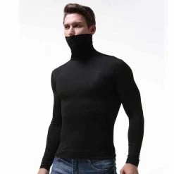 Titmsny Warm Store Men's Apparels Titan Turtleneck Tee