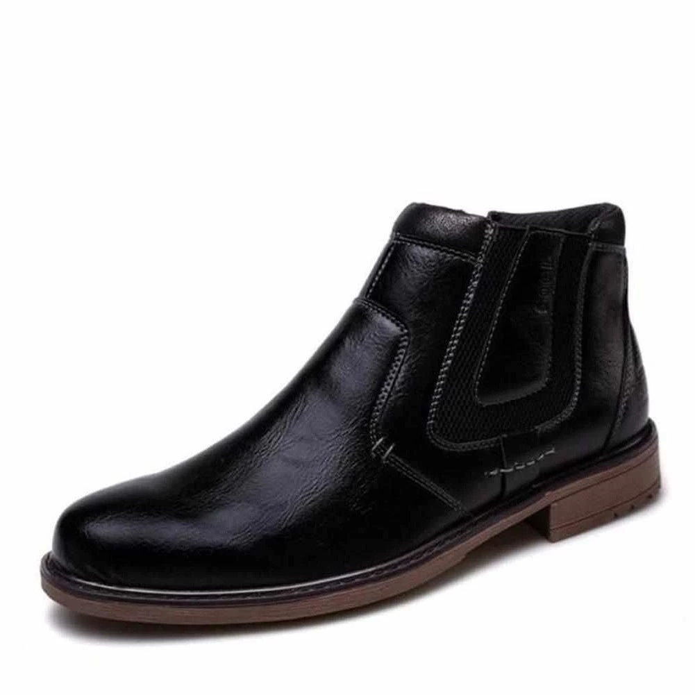 Merkmak Official Store Sky Madrid Chelsea Leather Boots 4 Merkmak Official Store Sky Madrid Chelsea Leather Boots