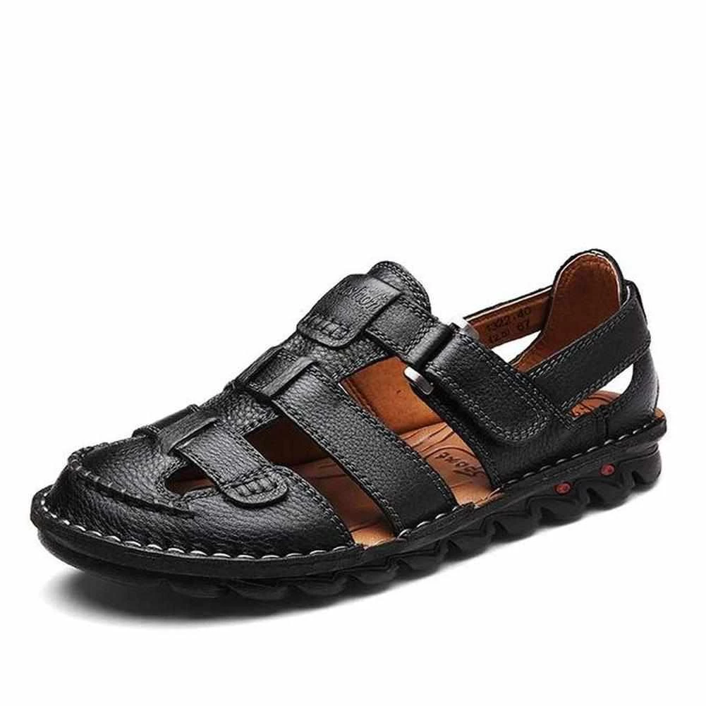 BAOLUMA Official Store Men's Apparels North Royal Leather Mission Sandals 6 BAOLUMA Official Store Men's Apparels North Royal Leather Mission Sandals