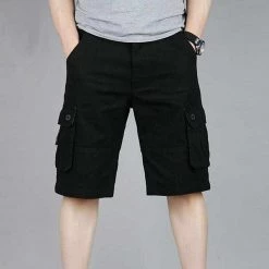 We Men's Store Casual Cargo Pocket Shorts