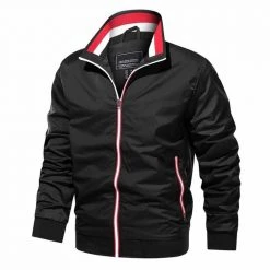 TACVASEN Official Store Saint Morris Striped Pocket Jacket Men's Apparels