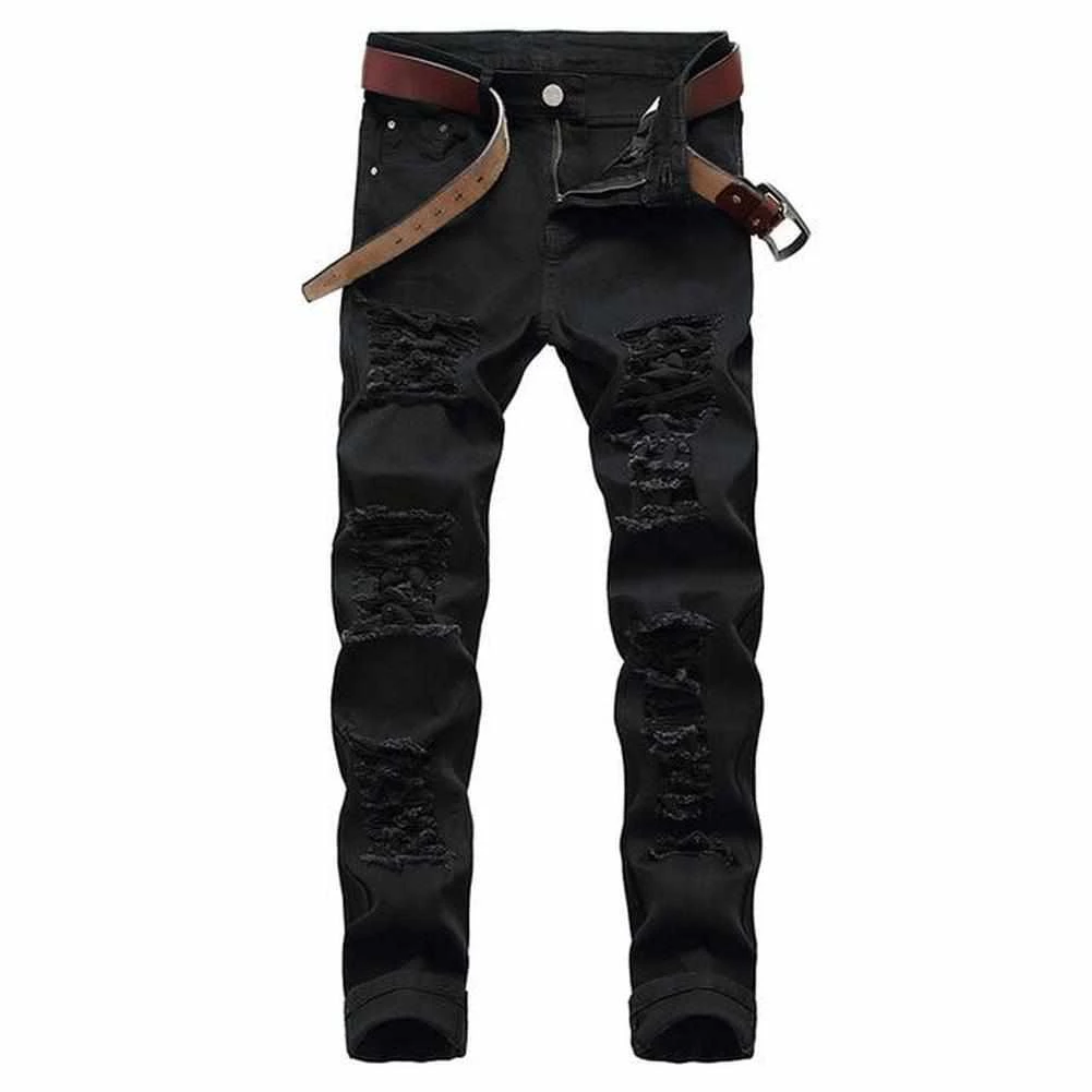 Gersri Official Store Sky Madrid Distressed Denim Jeans Men's Apparels 5 Gersri Official Store Sky Madrid Distressed Denim Jeans Men's Apparels