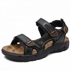 MIXIDELAI Store Men's Apparels North Royal Leather Mission Sandals