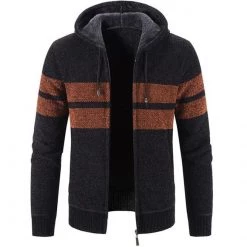 Mountainskin Official Store Men's Apparels North Royal Hooded Fleece Cardigan