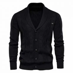 AIOPESON Official Store Men's Apparels North Royal Vermont Wool Cardigan