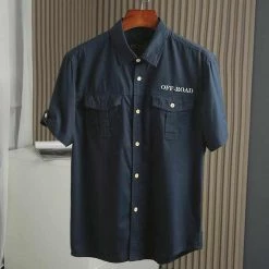 VINRUMIKA Official Store Men's Apparels North Royal Safari Cotton Shirt 9 VINRUMIKA Official Store Men's Apparels North Royal Safari Cotton Shirt