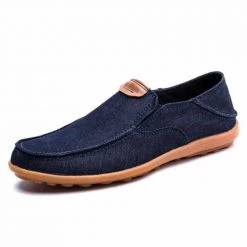 Merkmak Official Store North Royal Canvas Driving Shoes Men's Apparels