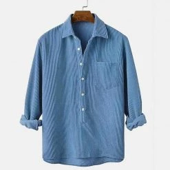 INCERUNNING Apparel Store Saint Morris Leisure Corduroy Shirt