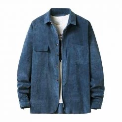 Puloru Official Store North Royal Corduroy Long-Sleeve Shirt
