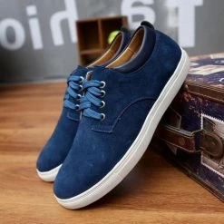 NIDENGBAO Official Store Saint Morris Suede Lace-Up Shoes Men's Apparels