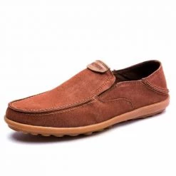 Merkmak Official Store North Royal Canvas Driving Shoes Men's Apparels