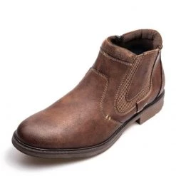 Merkmak Official Store Sky Madrid Chelsea Leather Boots 9 Merkmak Official Store Sky Madrid Chelsea Leather Boots