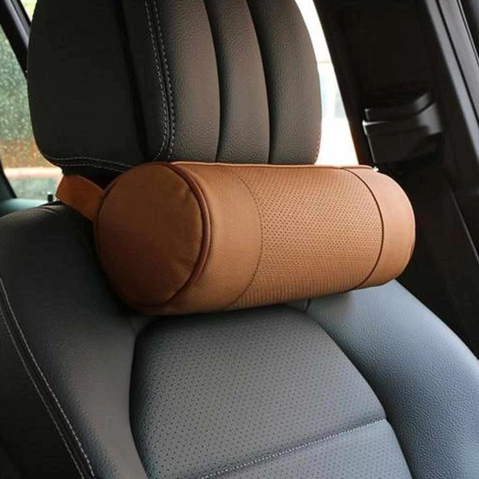 O SHI CAR Official Store Leather Memory Foam Car Neck Pillow Accessories 3 O SHI CAR Official Store Leather Memory Foam Car Neck Pillow Accessories