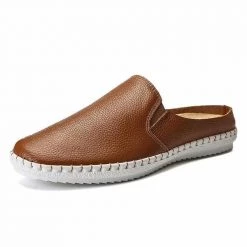 Merkmak Official Store Men's Apparels Aubrac Leather Slip-on