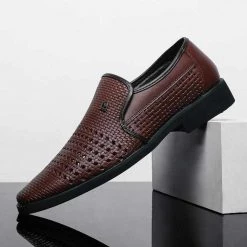 Merkmak Official Store Genuine Leather Slip On Men's Apparels