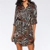 Aachoae Apparel Store Women's Apparels Paola Leopard Mini Dress
