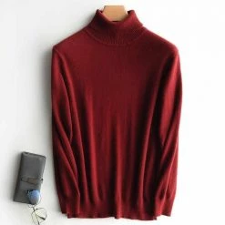 HanZu Store Men's Apparels Saint Morris Cashmere Turtleneck Sweater