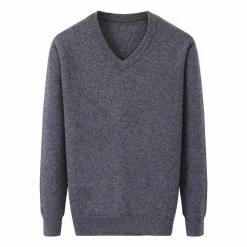 7XL 8XL 9XL 10XL High Quality Produts Store Men's Apparels Sky Madrid Cashmere V-Neck Pullover