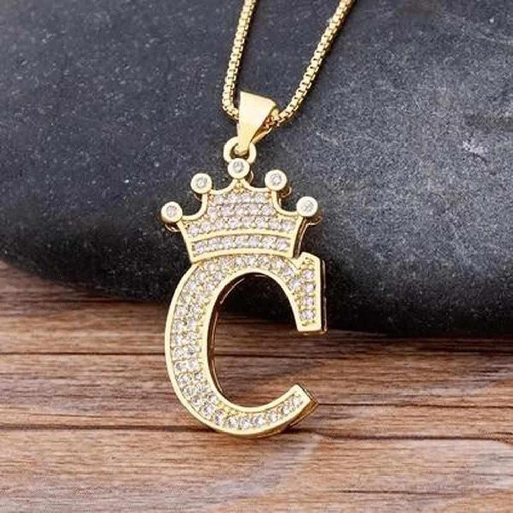 NIDIN Factory Online Store Saint Morris Royal Initial Necklace Men's Apparels 5 NIDIN Factory Online Store Saint Morris Royal Initial Necklace Men's Apparels