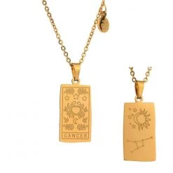 Yhpup Official Store Women's Apparels Saint Morris Stainless Steel Zodiac Necklace 19 Yhpup Official Store Women's Apparels Saint Morris Stainless Steel Zodiac Necklace