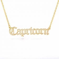 Romalar Store North Royal Zodiac Pendant Necklace Women's Apparels