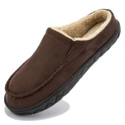WOTTE Official Store Saint Morris Suede Plush Slippers Men's Apparels
