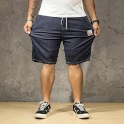 GXXH Official Store Men's Apparels Saint Morris Denim Pocket Shorts