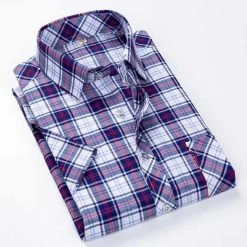 Dwaynes Johnsons Store Sky Madrid Indigo Plaid Shirt