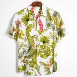 Ever Younger Store Men's Apparels Jungle Bloom Camp Shirt