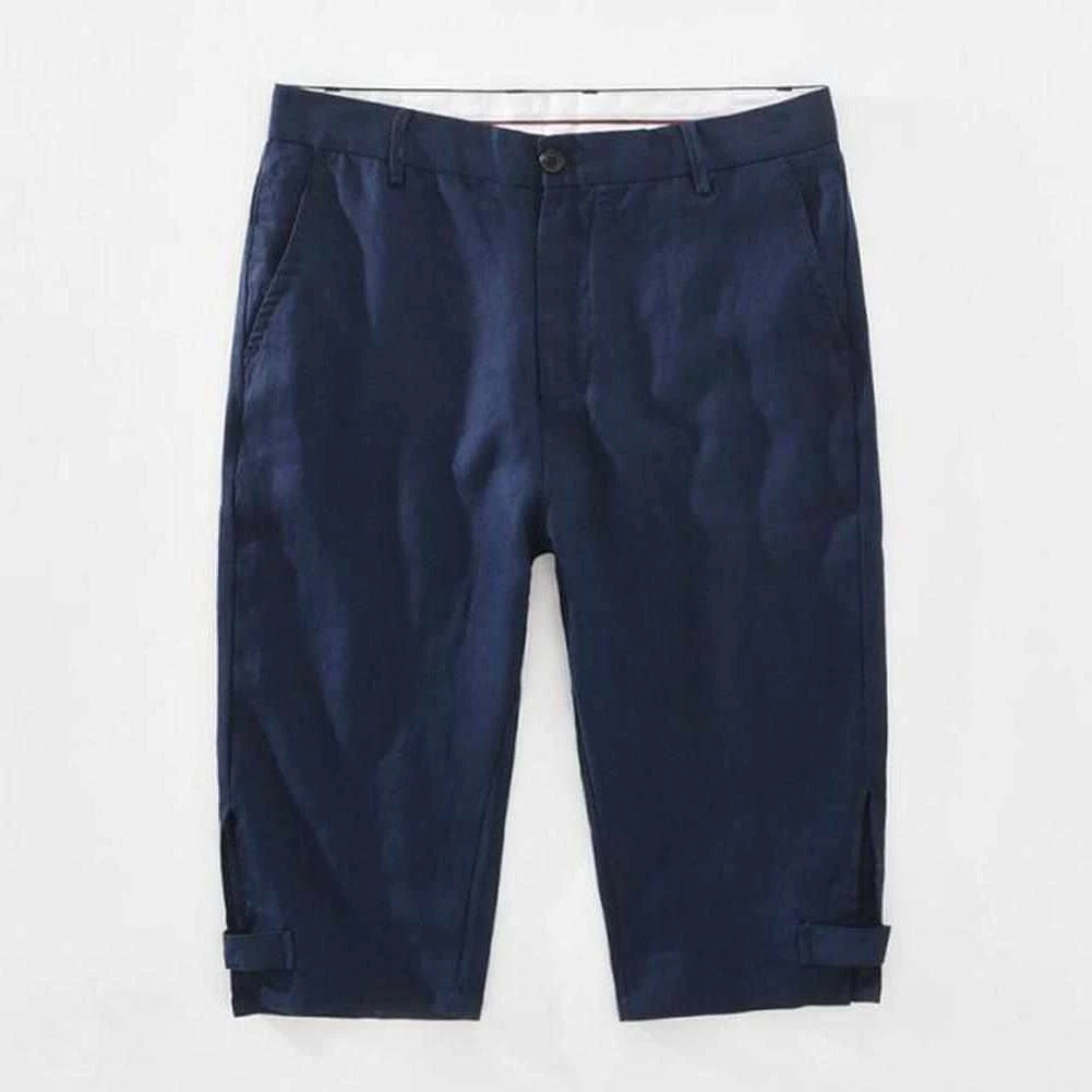 BOKCHOY Official Store Sky Madrid Oasis Linen Shorts Men's Apparels 4 BOKCHOY Official Store Sky Madrid Oasis Linen Shorts Men's Apparels