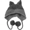 BomHCS Store Sky Madrid Fox Ears Knitted Beanie Women's Apparels