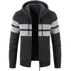 Mountainskin Official Store Men's Apparels North Royal Hooded Fleece Cardigan