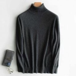 HanZu Store Men's Apparels Saint Morris Cashmere Turtleneck Sweater
