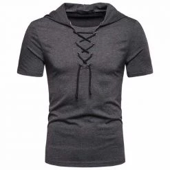 Men City Boutique Clothes Discount Store Saint Morris Casual Hooded T-Shirt Men's Apparels