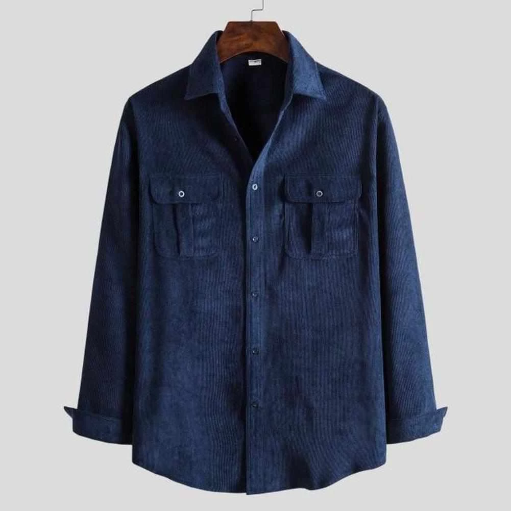 Moringcute Store Sky Madrid Dual Pocket Shirt Men's Apparels 4 Moringcute Store Sky Madrid Dual Pocket Shirt Men's Apparels