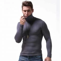 Titmsny Warm Store Men's Apparels Titan Turtleneck Tee