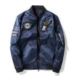 JOYSWAMM CLASSIC Store Franklin Flight Jacket Men's Apparels