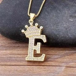 NIDIN Factory Online Store Saint Morris Royal Initial Necklace Men's Apparels 34 NIDIN Factory Online Store Saint Morris Royal Initial Necklace Men's Apparels