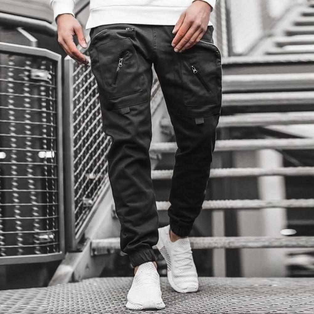 TOLOER Official Store Urban Element Cargo Pants Men's Apparels 4 TOLOER Official Store Urban Element Cargo Pants Men's Apparels