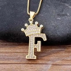 NIDIN Factory Online Store Saint Morris Royal Initial Necklace Men's Apparels 35 NIDIN Factory Online Store Saint Morris Royal Initial Necklace Men's Apparels