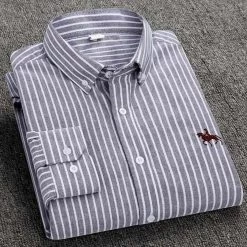 Sinwoyan Online Store Men's Apparels Sky Madrid Formal Striped Button-Down Shirt