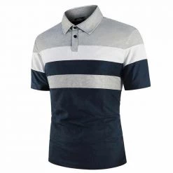 YiBaoXin Store Men's Apparels Saint Morris Polo Striped Shirt 7 YiBaoXin Store Men's Apparels Saint Morris Polo Striped Shirt