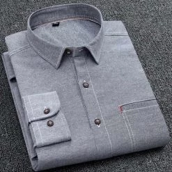 PAOLO SIRUM Official Store Men's Apparels North Royal Cambridge Button-Up Shirt