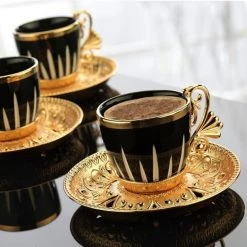 Inlucio Global Store Home North Royal Coffee Cup & Saucer Set