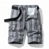 Street Graffiti Men's Store North Royal Striped Cargo Shorts