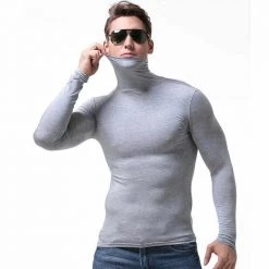 Titmsny Warm Store Men's Apparels Titan Turtleneck Tee