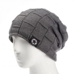 URGENTMAN Official Store Men's Apparels North Royal Fleece Logo Beanie