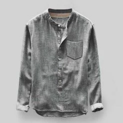 Shop221050 Store Men's Apparels Sky Madrid Borneo Long Sleeve Shirt