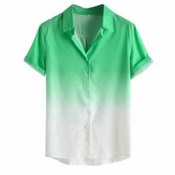 Shenzhen Frankris Store Saint Morris Tie-Dye Button-Up Shirt