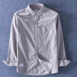 Schinteon Official Store Sky Madrid Corduroy Button-Up Shirt Men's Apparels 9 Schinteon Official Store Sky Madrid Corduroy Button-Up Shirt Men's Apparels